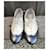 Scarpe Oxford Bloch in Pelle Argento Eggshell Bianco sporco - vista 4