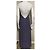 Vera Wang Chiffon-Abendkleid mit Netz-Einsatz Lila Lavendel - Ansicht 3