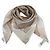 Sciarpa Burberry in seta beige crema