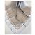 Sciarpa Burberry in seta beige crema - vista 2