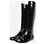 Lanvin Botas de charol negro - talla EU 38.5 - vista 2