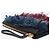 Marni Clutch da polso grande con piume multicolori Multicolore - vista 4