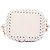 Borsa a secchiello Mon Tresor in pelle bianca goffrata con cuciture Fendi Bianco Bianco sporco - vista 3