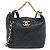 Borsa a spalla in agnello nero Chanel AS3242