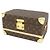 Custodia per gioielli Mini Malle Bijou Monogram Louis Vuitton Marrone