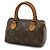 Pochette Mini Speedy Monogram Louis Vuitton Marrone Monogramma - vista 3