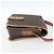 Céline Celine Vintage Macadam Circle Logo Canvas et cuir Marron - vue 4