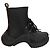 Sneakers alte Louis Vuitton Archlight in gomma nera opaca Nero