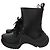 Sneakers alte Louis Vuitton Archlight in gomma nera opaca Nero - vista 4