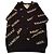 Schwarzer Wollpullover von Balenciaga, weiße Aufschriften - Ansicht 2