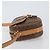 Céline Celine Vintage Macadam Schultertasche aus Canvas und Leder Braun - Ansicht 4