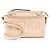 Fendi Leder By The Way Logo Mini Tasche Braun Beige