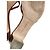 Mule in pelle di serpente con punta aperta Manolo Blahnik Marrone - vista 6