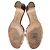 Mule in pelle di serpente con punta aperta Manolo Blahnik Marrone - vista 7