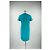 Vestido camiseta largo turquesa de Hermès con estampado Verde - vista 2