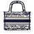 Book Tote Mini Tote Book Toile De Jouy Dior Blu - vista 3
