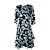 Carolina Herrera Karolina Herrera Midikleid mit schwarz-weißen Blumen