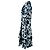 Carolina Herrera Karolina Herrera Midikleid mit schwarz-weißen Blumen - Ansicht 2