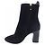 Botas de Suede Donna Line de Louis Vuitton Negro - vista 2