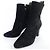 Botas de Suede Donna Line de Louis Vuitton Negro - vista 3