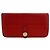 Hermès Cartera Larga Dogon HERMES 2012 en Rojo Roja