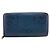 Gucci Navy Leder Langbörse Marineblau