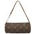 Pochette Papillon Mini in Tela Monogram Louis Vuitton Marrone - vista 2