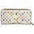 Portafoglio Zippy Monogram Multicolore Louis Vuitton Rosa Bianco - vista 7