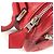 Hermès Borsa a Spalla Crossbody Pochette Hermes Vingt Quatre PM Rosso - vista 9