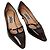 Salvatore Ferragamo décolleté a punta anni 2000 Marrone Nero