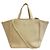 Céline Borsa Tote pieghevole piccola Celine a mano e spalla Beige Bianco sporco