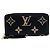 Cartera Zippy Louis Vuitton Monogram Empreinte Larga Negro