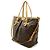 Borsa Tote Louis Vuitton Monogram Palermo GM Marrone - vista 3