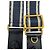 Cinghia per Spalla Ricamata Christian Dior Bianco D'oro Blu navy - vista 7