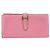Hermès Cartera Larga Soufflet Bearn Hermes Rosa