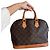Louis Vuitton Alma Handtasche aus braunem Leder