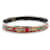 Bracciale rigido in smalto Hermès Argento Rosso Multicolore  - vista 2
