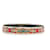 Bracciale rigido in smalto Hermès Argento Rosso Multicolore  - vista 3