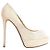Valentino Ecru-Absatzschuhe Roh