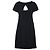 Courreges Vestido de Lã Preto Courrèges