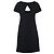 Courreges Vestido de Lã Preto Courrèges - vista 3