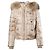 Beige Pufferjacke Fay