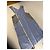 Vintage Yves Saint Laurent Canvas Kleid Blau Grau 38/M - Ansicht 7