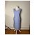 Vintage Yves Saint Laurent Canvas Kleid Blau Grau 38/M - Ansicht 8