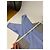 Vintage Yves Saint Laurent Canvas Kleid Blau Grau 38/M - Ansicht 9