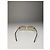 Vintage Givenchy randlose Sonnenbrille Silber Braun Gelb - Ansicht 4