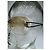 Vintage Givenchy randlose Sonnenbrille Silber Braun Gelb - Ansicht 9