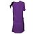 Autre Marque Vionnet Paris, abito midi viola con fiocco Nero Porpora - vista 3