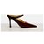 Bottega Veneta Pumps Mule Bronzo - vista 5