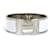 Click Clack Bangle Armband von Hermès Silber Weiß  - Ansicht 1